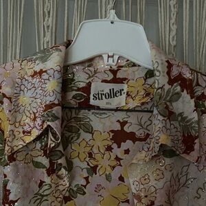 Floral Vintage button up blouse